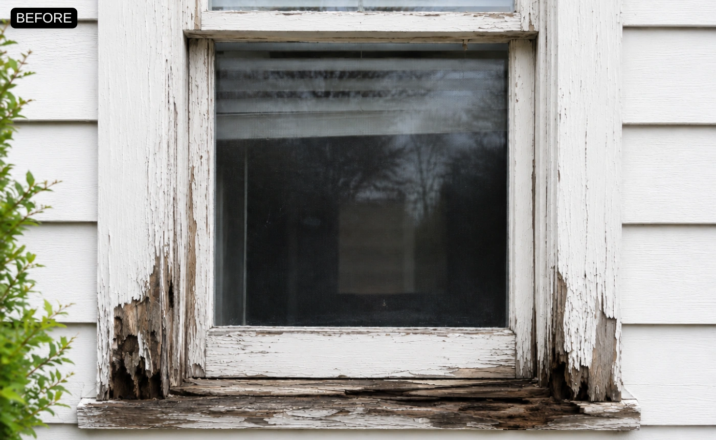 Before Window Repair